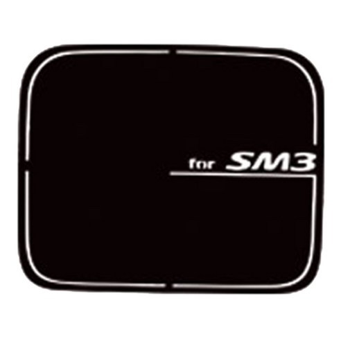 블루코드 삼성 차종별 주유구 스티커, SM3(카본블랙), 1개