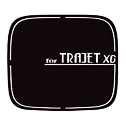 블루코드 현대 차종별 주유구 스티커, 트라제 XG(카본블랙), 1개