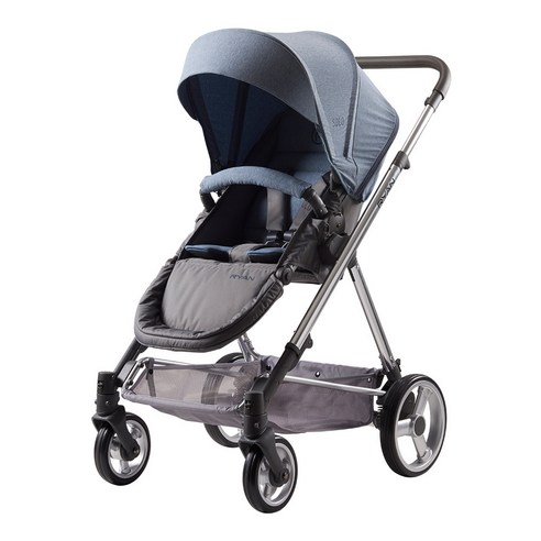 리안 2017 솔로 절충형 유모차, 진 블루