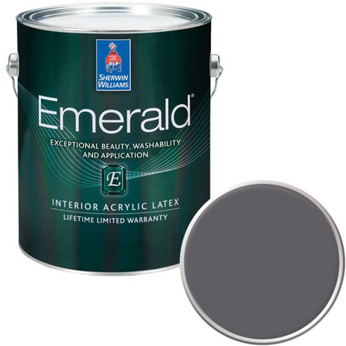 셔윈윌리암스 에메랄드 페인트 1L, SW6278 Cloak Gray
