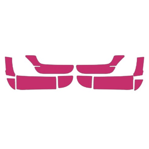 블루코드 벨벳 도어커버 현대, 베라크루즈, 와인