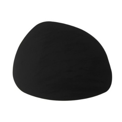 에라토 페블 실리콘 테이블매트, 블랙, 440 x 333 x 2 mm