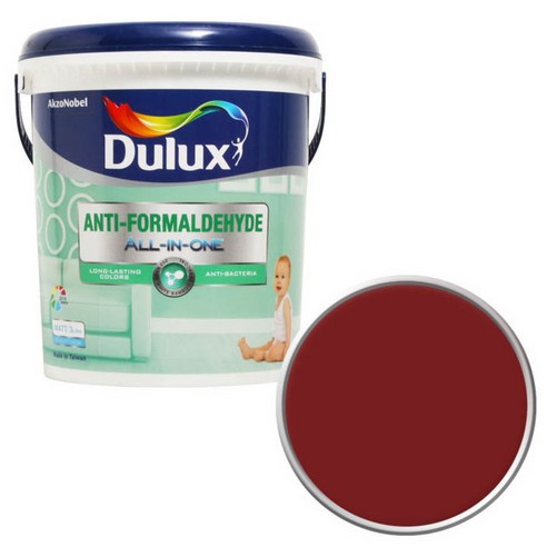 듀럭스 안티 포름알데히드 올인원페인트 3L, Muted Rouge