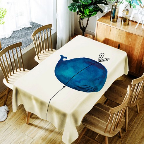 아울리빙 감성 디자인 주방 테이블보, H, 150 x 210 cm