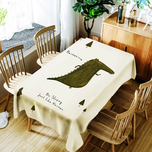 아울리빙 감성 디자인 주방 테이블보, G, 140 x 180 cm