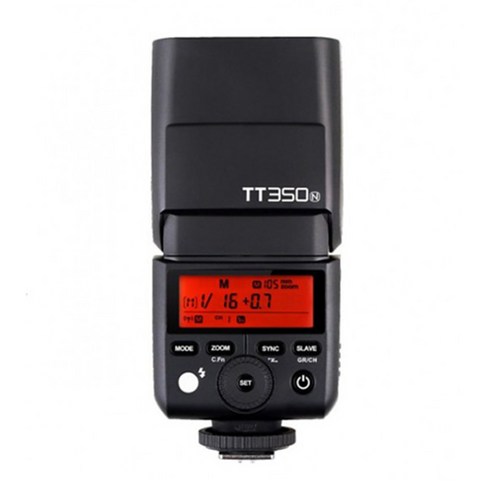고독스 미니 스피드라이트 카메라 플래시 TT350-N, 1개