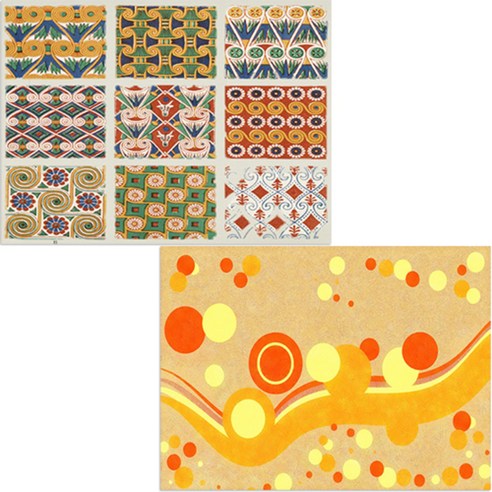 벨라 실리콘 식탁매트 바람 + 카펫트, 1, 385 x 285 mm