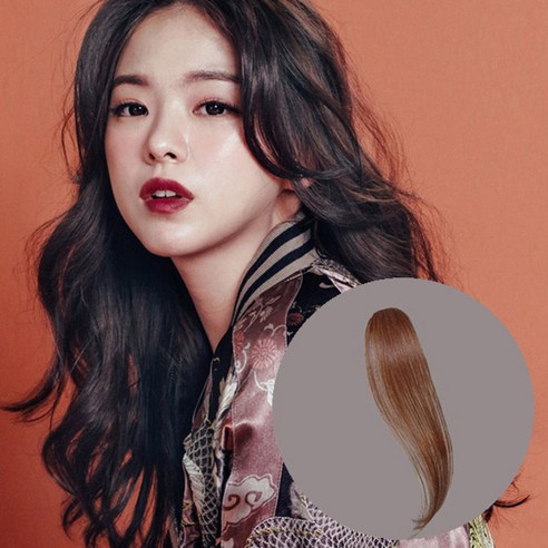 핑크에이지 수시뱅 슬림 롱 소 모스트사 앞머리 가발, OB1 오렌지브라운, 1개