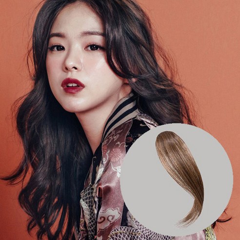 핑크에이지 수시뱅 슬림 롱 소 모스트사 앞머리 가발, BB1 브라운, 1개