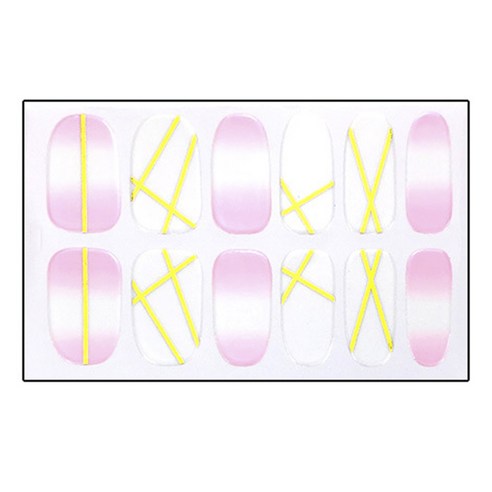 뷰티팝 겨울에디션 네일아트 젤네일 스티커, 10, 1개