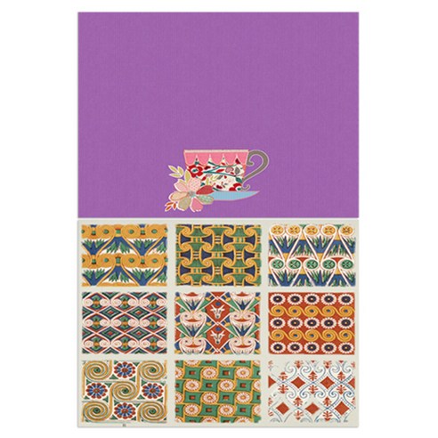 로엠디자인 실리콘 식탁매트 차한잔 + 카펫트, 1, 385 x 285 mm