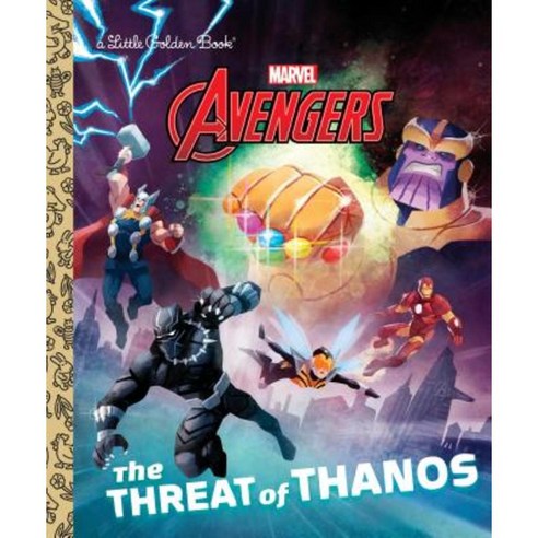 The Threat of Thanos (Marvel Avengers) Hardcover, Golden Books