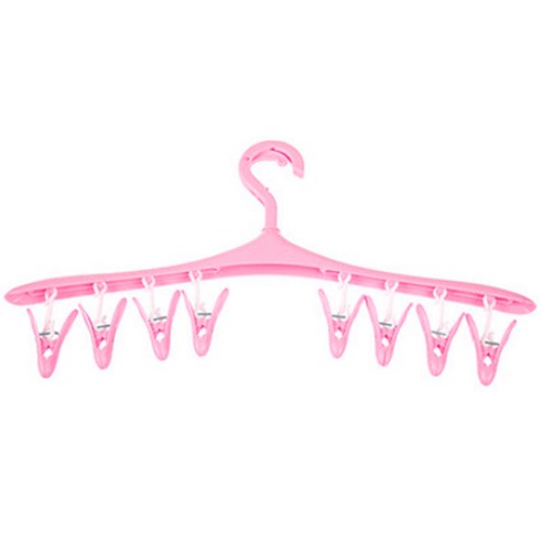 블럭마트 집게형 빨래건조걸이 핑크, 3개입, 3개