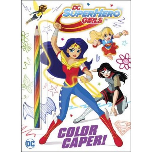 Color Caper! (DC Super Hero Girls) Paperback, Golden Books