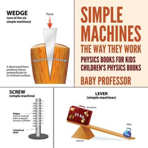 Simple Machines: The Way They Work - Physics Books for Kids Children''s Physics Books Paperback, Baby Professor