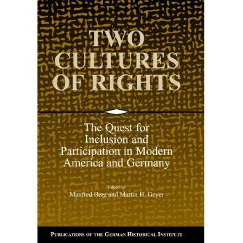 Two Cultures of Rights Hardcover, Cambridge University Press