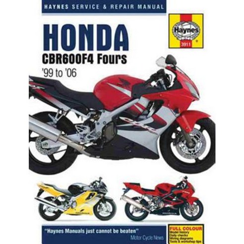 Honda Cbr600f4 Fours ''99 to ''06 Paperback, Haynes Manuals