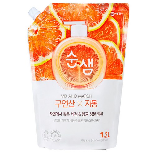 순샘 구연산 자몽, 1.2L, 1개