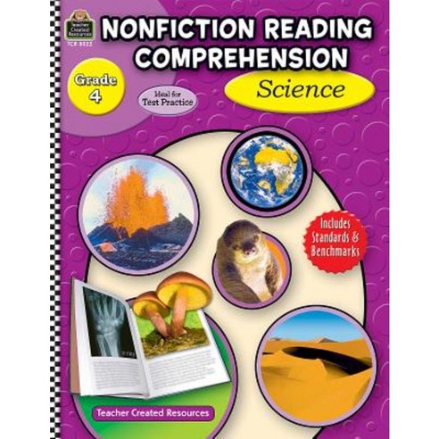 Nonfiction Reading Comprehension: Science Grade 4 Paperback, Teacher Created Resources