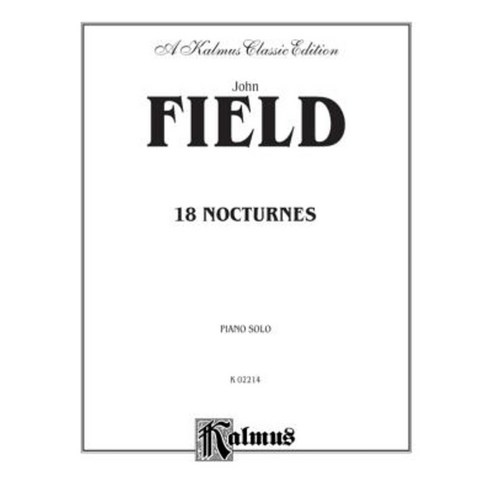 18 Nocturnes Paperback, Alfred Music
