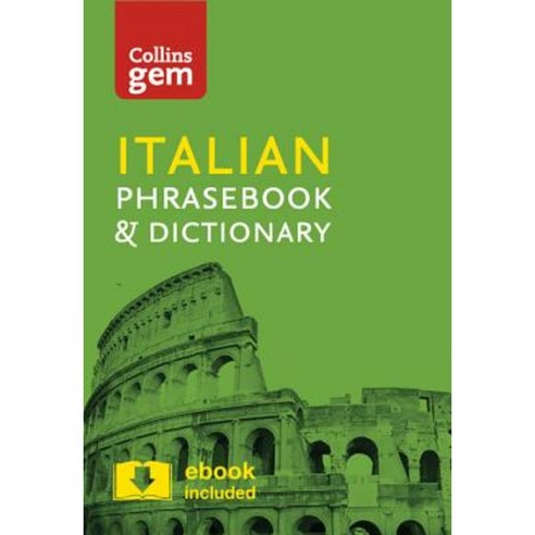 Collins Gem Italian Phrasebook & Dictionary Paperback, HarperCollins UK