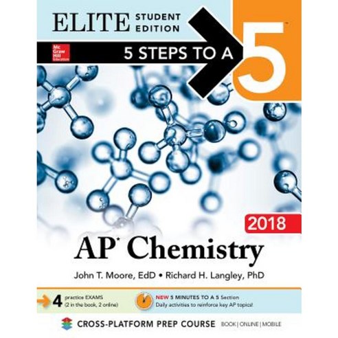 5 Steps to a 5: AP Chemistry 2018 Elite Student Edition Paperback, McGraw-Hill Education
