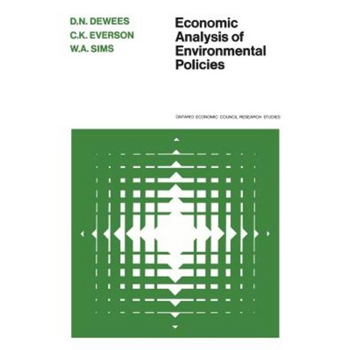 Economic Analysis of Environmental Policies Paperback, University of Toronto Press