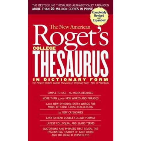 New American Roget''s College Thesaurus in Dictionary Form Prebound, Perfection Learning