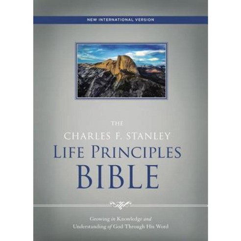 NIV the Charles F. Stanley Life Principles Bible Hardcover Red Letter Edition Hardcover, Thomas Nelson