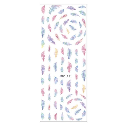 뷰티팝 네일아트 샤이닝 3D워터데칼, 20, 1개