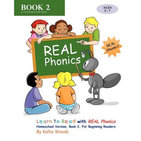 Learn to Read with Real Phonics Book 2 Homeschool Version: For Beginning Readers Paperback, Broden Books