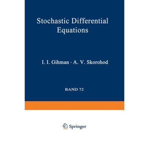 Stochastic Differential Equations Paperback, Springer