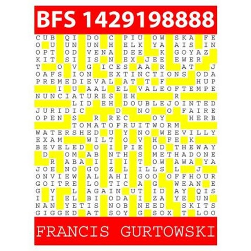Bfs 1429198888: A Bfs Puzzle Paperback, Createspace Independent Publishing Platform
