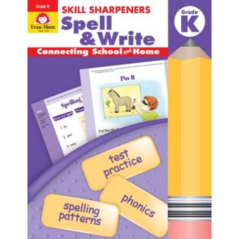 Skill Sharpeners Spell & Write Grade K Paperback, Evan Moor Educational Publishers