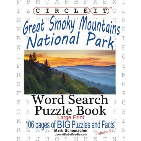 Circle It Great Smoky Mountains National Park Facts Word Search Puzzle Book Paperback, Lowry Global Media LLC