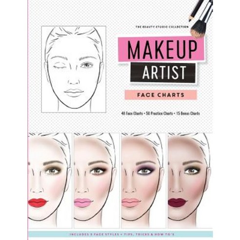 Makeup Artist Face Charts Paperback, Createspace Independent Publishing Platform