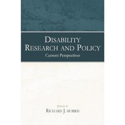 Disability Research and Policy: Current Perspectives Paperback, Routledge