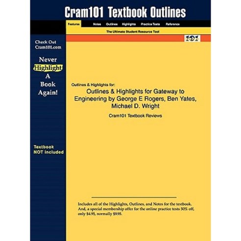 Outlines & Highlights for Gateway to Engineering by George E. Rogers Paperback, Aipi