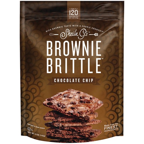 브라우니브리틀 초콜릿 칩 쿠키, 142g, 1개