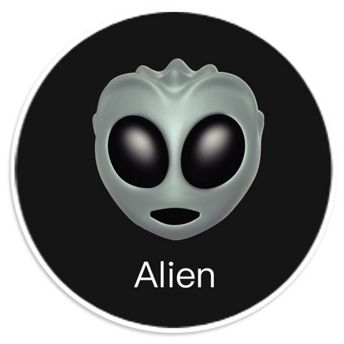 TOTU 애니모티콘 스마트폰 거치대 홀더, Alien, 1개