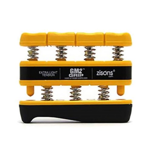 ZISONS GM2 GRIP 3LBS 악력기 1.4kg, 옐로우