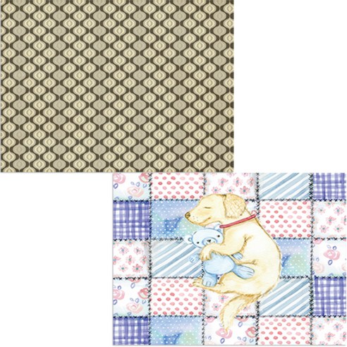벨라 실리콘 식탁매트 2p 낮잠 세트, 낮잠, 양파속패턴, 385 x 285 mm, 두께 1mm
