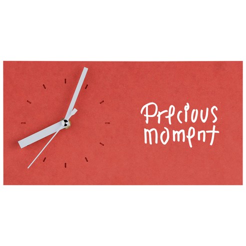 1AM 힐링시계 탁상 Precious, 빨강