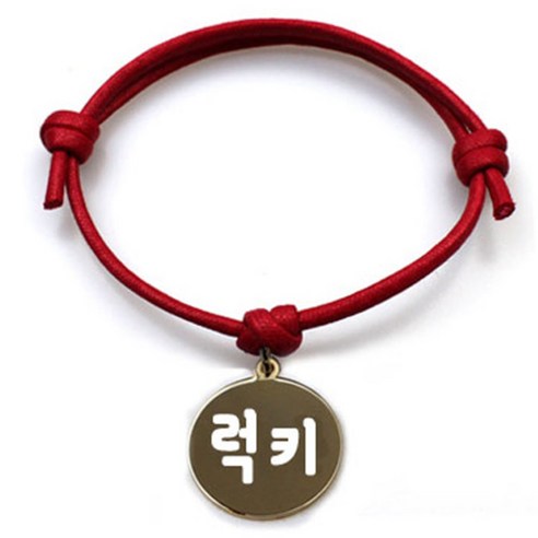 펫츠룩 굿모닝 레드 반려동물 목걸이 S + 메탈원형 팬던트 M, 골드(럭키), 1개