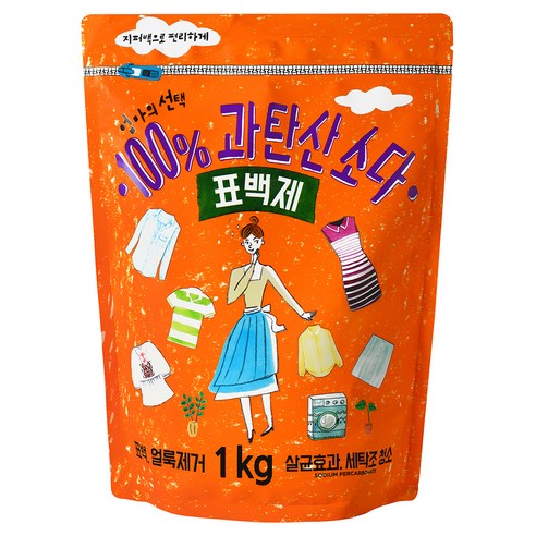 엄마의선택 100% 과탄산소다 표백제, 1kg, 1개