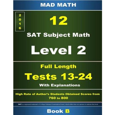 L-2 Tests 13-24 Book B Paperback, Createspace Independent Publishing Platform