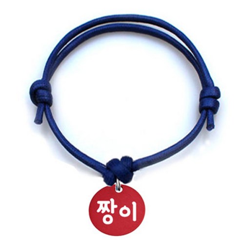 펫츠룩 굿모닝 블루 반려동물 목걸이 S + 알미늄원형 팬던트 S, 레드(짱이), 1개