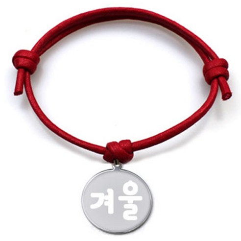 펫츠룩 굿모닝 레드 반려견 목걸이 M + 메탈원형 팬던트 S, 실버(겨울), 1개
