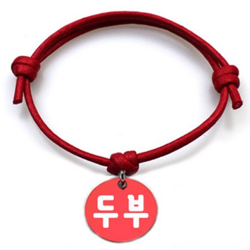 펫츠룩 굿모닝 레드 반려동물 목걸이 M + 알미늄 원형 팬던트 S, 레드(두부), 1개