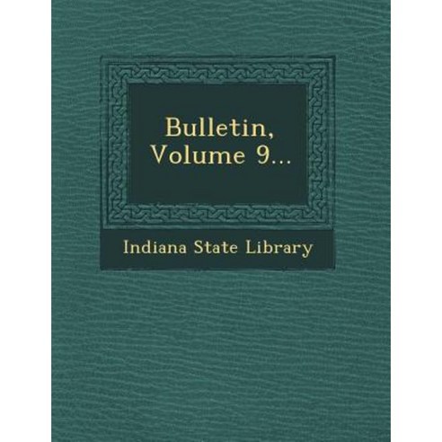Bulletin Volume 9... Paperback, Saraswati Press
